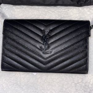 Brand New Authentic YSL chain wallet handbag